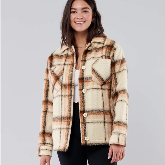 Cozy Brushed Shirt Jacket 